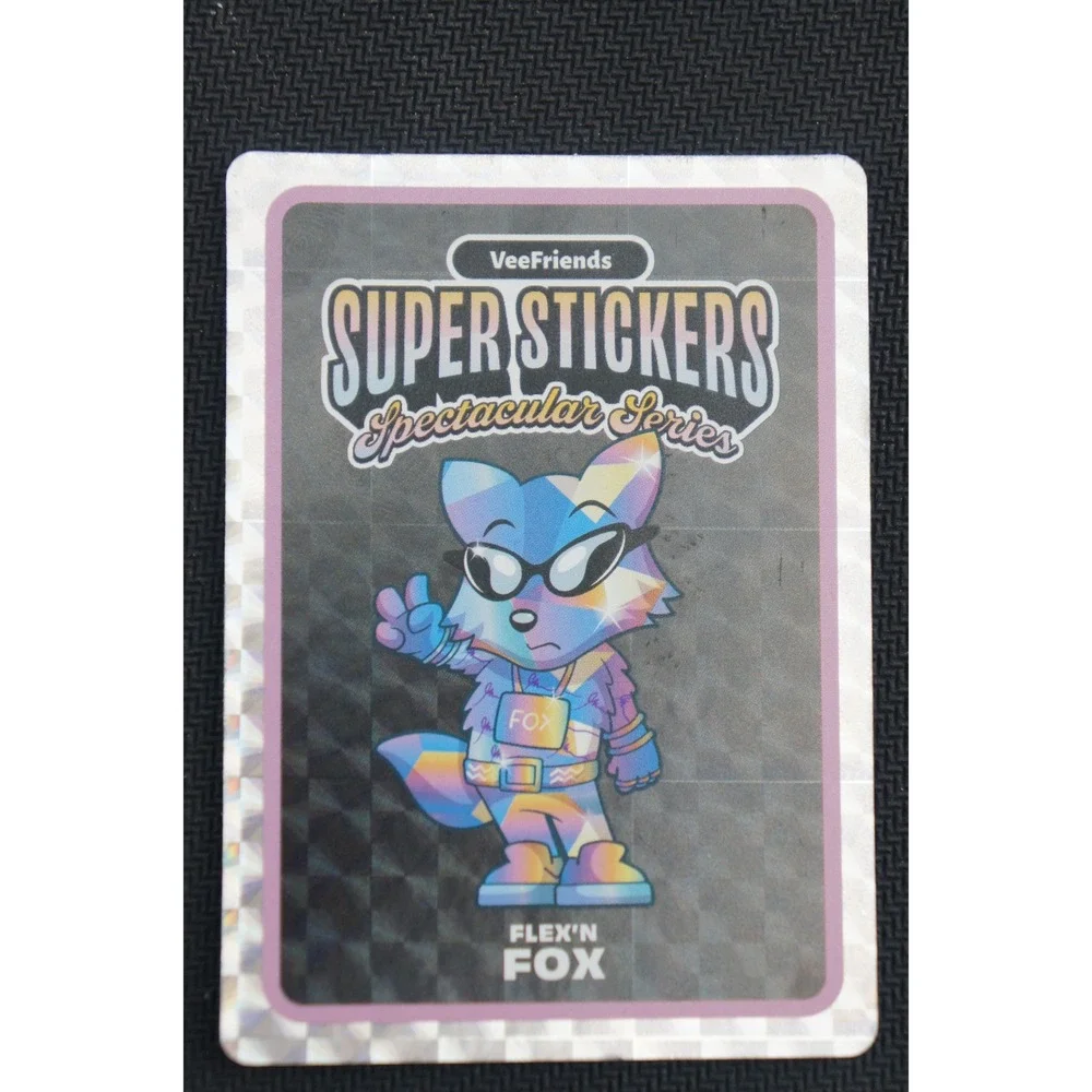 Veefriends Super Stickers Spectacular‎ Series Flex'n Fox Holo Base